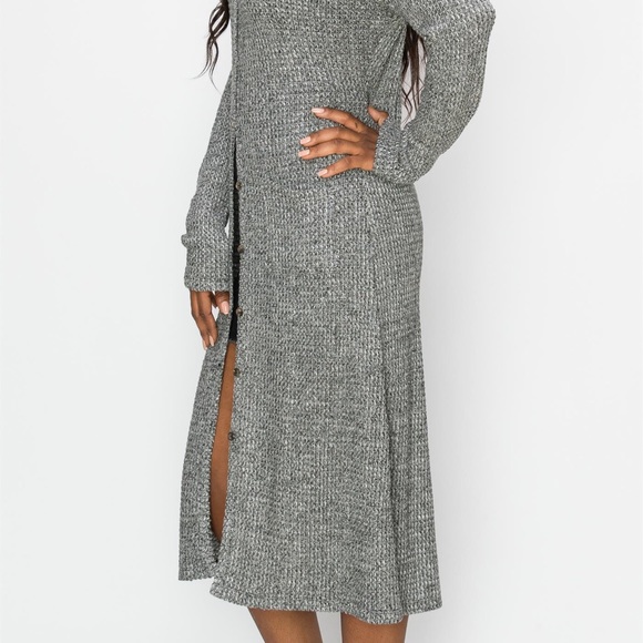 NWT🎄 Button Front Long Cardigan w/ Pockets - Picture 4 of 5